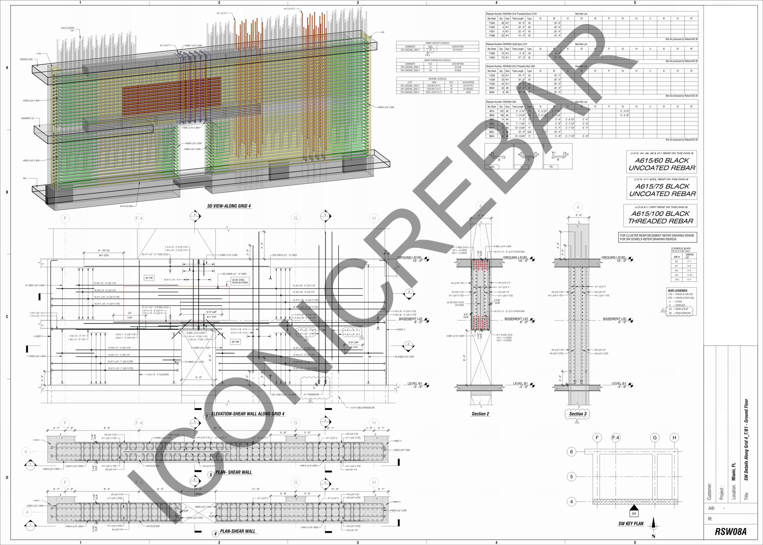 3D Rebar Modeling Service